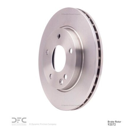 Dynamic Friction Co Disc Brake Rotor - 600-92072 600-92072